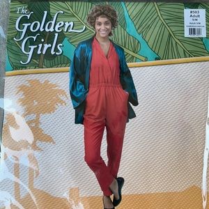 Golden Girls Vibrant Red Jumpsuit